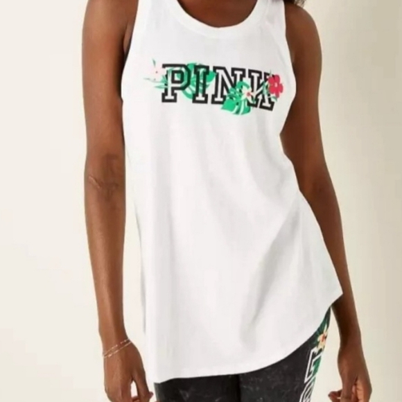 VS Pink Slit Back Tank NWT Sz 2x - Picture 5 of 6